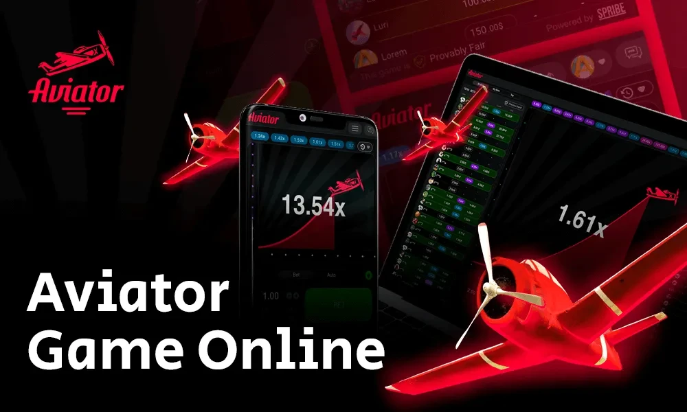 Aviator game online running on phone and tablet with the multiplier rising